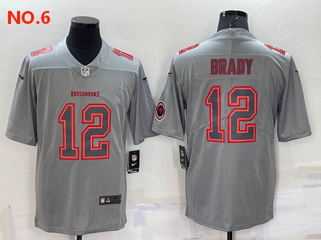 Men's Tampa Bay Buccaneers #12 Tom Brady Jesey NO.6;